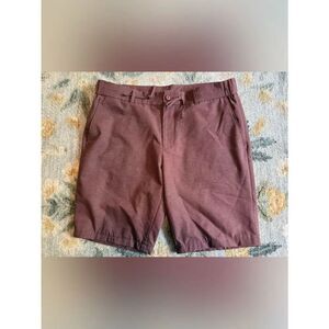 Hugo Boss Mens P Genius Slim Fit Short Burgundy 36 R